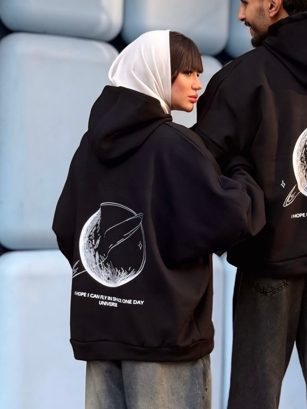 هودی مشکی Moon