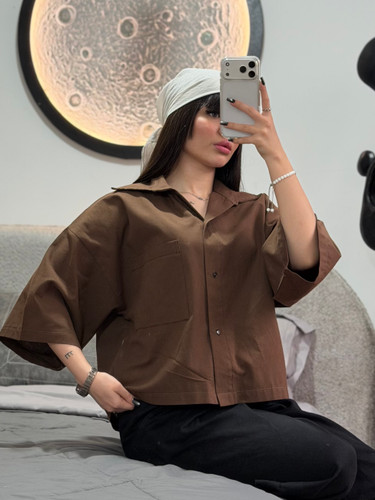 پیراهن باکسی موکا