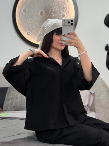 پیراهن باکسی مشکی