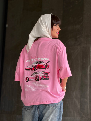 تیشرت صورتی PinkCar