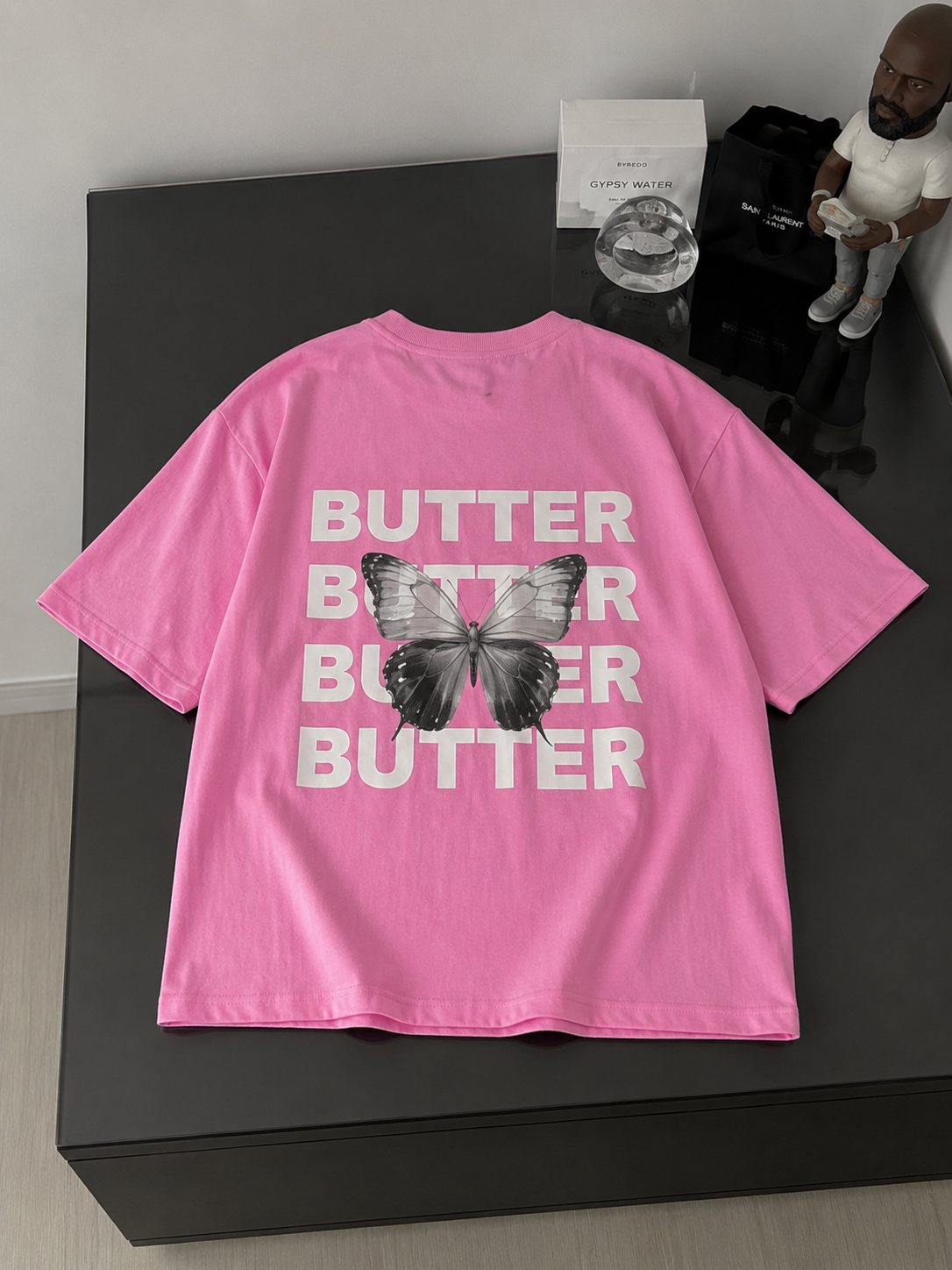 تیشرت صورتی BUTTER